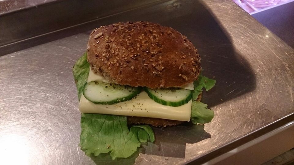 Belegtes Brot der Metzgerei Stielner